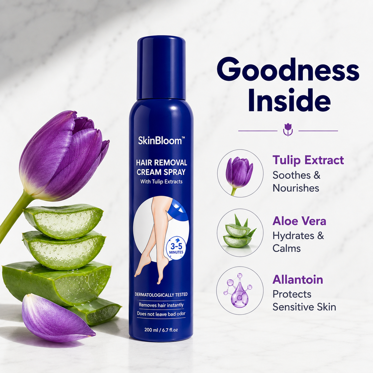 SkinBloom™ - Hair Removal Spray (Buy 1 Get 1 Free)